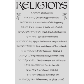 Religions Poster